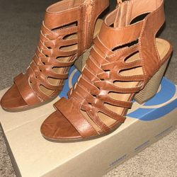 Gladiator Chunk Wedge Sandal 