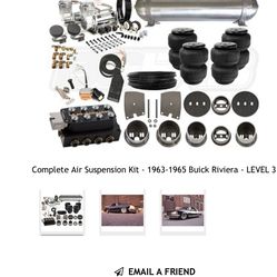 USED Complete Air Suspension Kit - 1(contact info removed) BUICK RIVIERA.