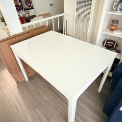 Expandible Dinning Table - White