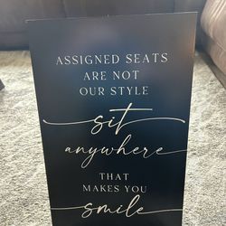 Wedding Sign 