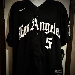 Los Angeles Dodgers #5 Freddie Freeman “Gothic” 2025 WS Baseball Jersey - S.M.L.XL.2X.3X