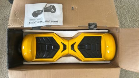 Yellow hover board