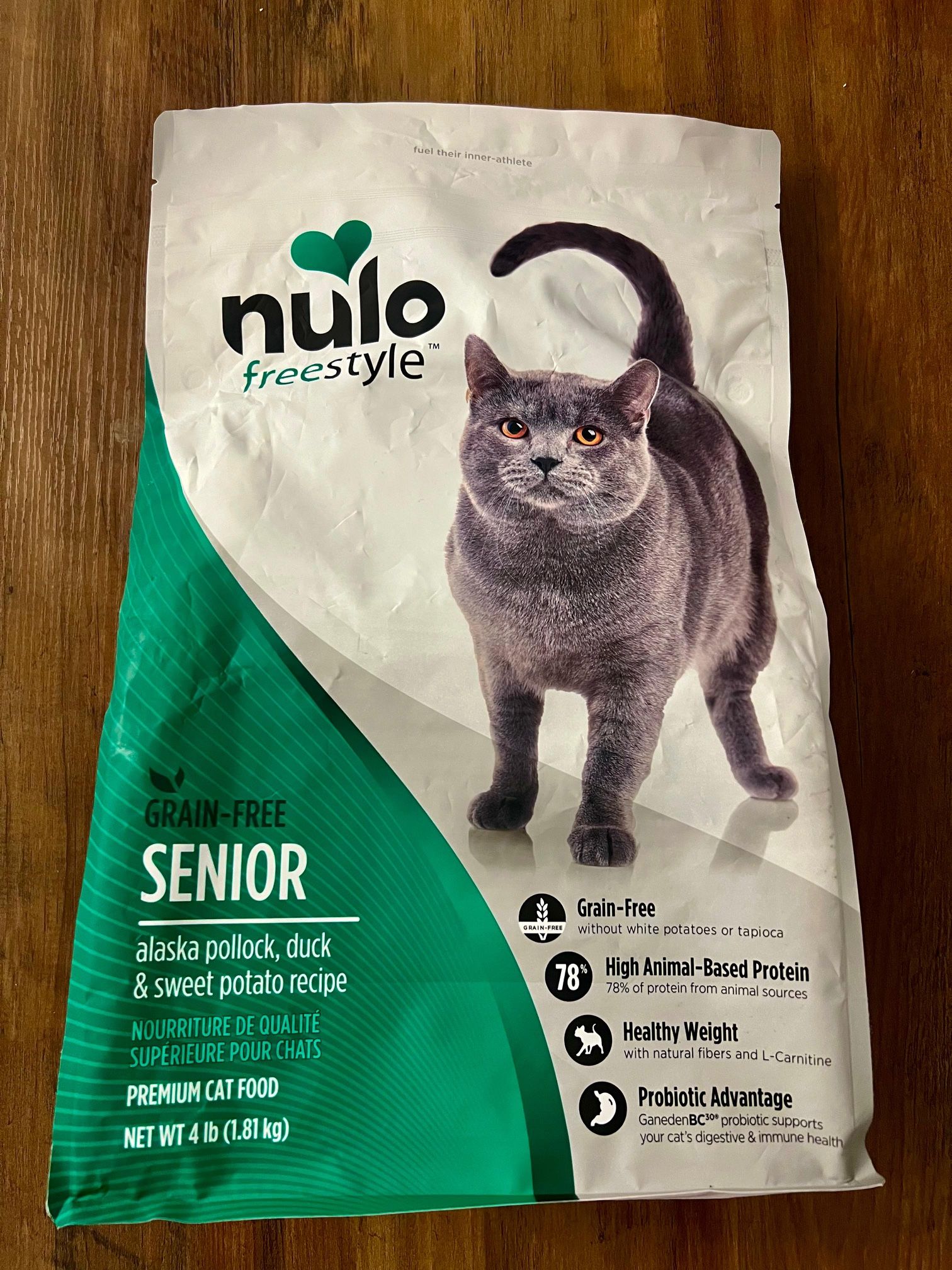 ✅ Title Nulo FreeStyle Senior Cat Food – Alaska Pollock & Sweet Potato, 4 lb Bag