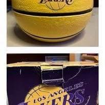 Vintage Lakers Cookie Jar In Box