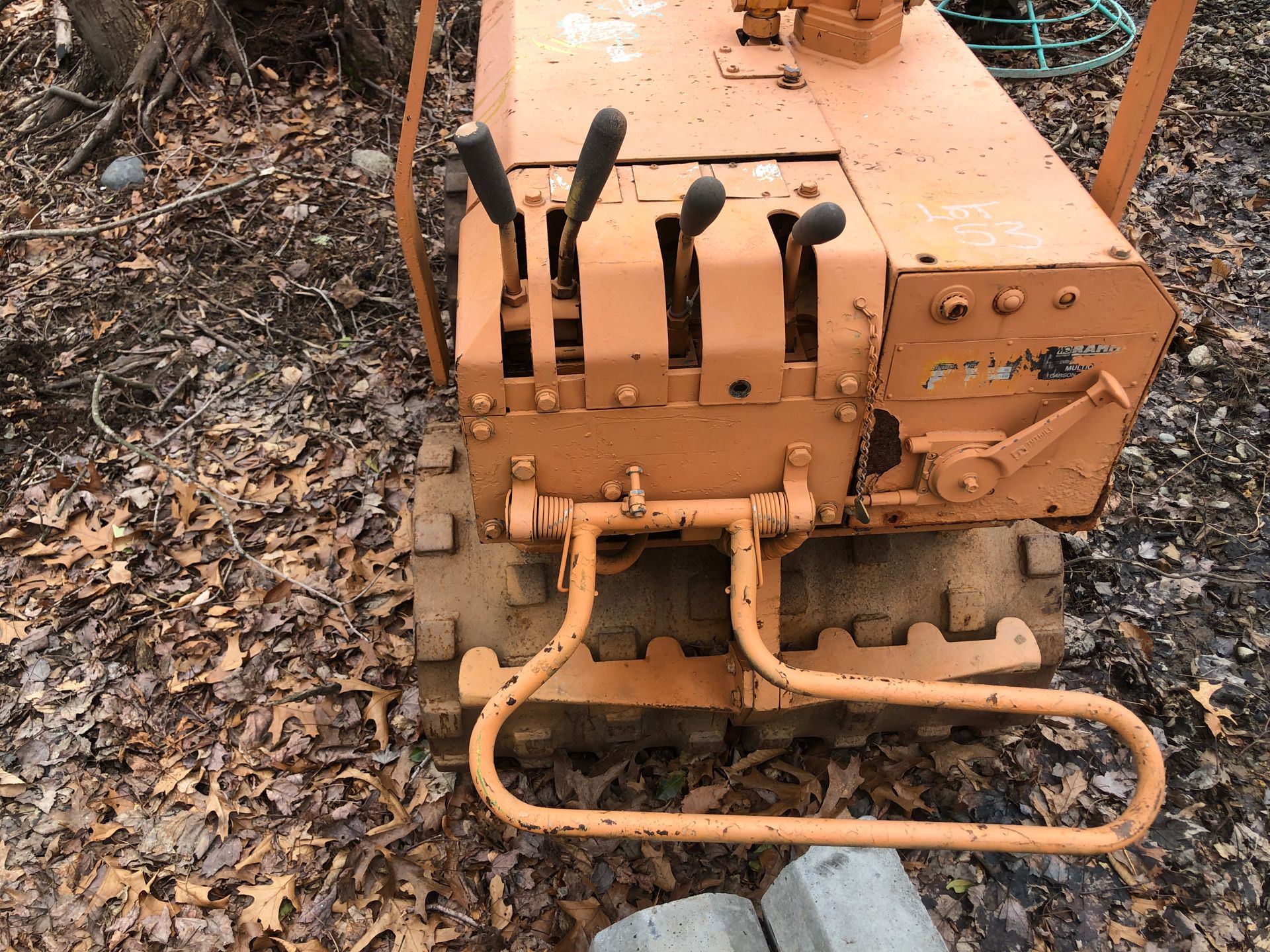 Rammex multiquip trench compactor roller
