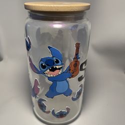Stitch glass Cup