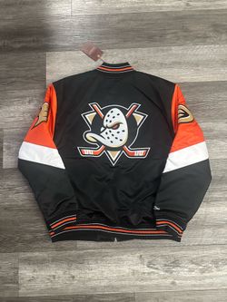 Anaheim Ducks Mitchell And Ness Jacket Large New With Tags