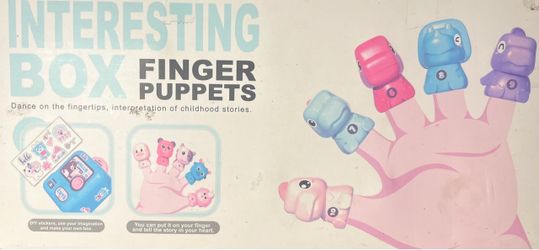 Interesting Box Finger Puppets Set