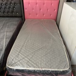 Twin Bed With Mattress 