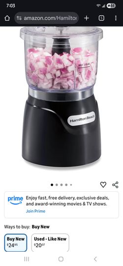 Stack And Press Food Chopper