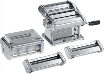 PASTA SET MULTIPAST 4PC! (MARCATO) MADE IN ITALY! NEW IN BOX!
JUEGO PARA PASTAS! NUEVO EN CAJA!