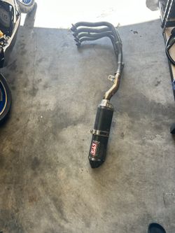 2005/2006 GSXR 1000 OEM Header Plus Yoshimura Slip On