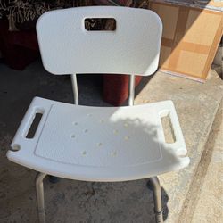 Bathroom safety shower chair