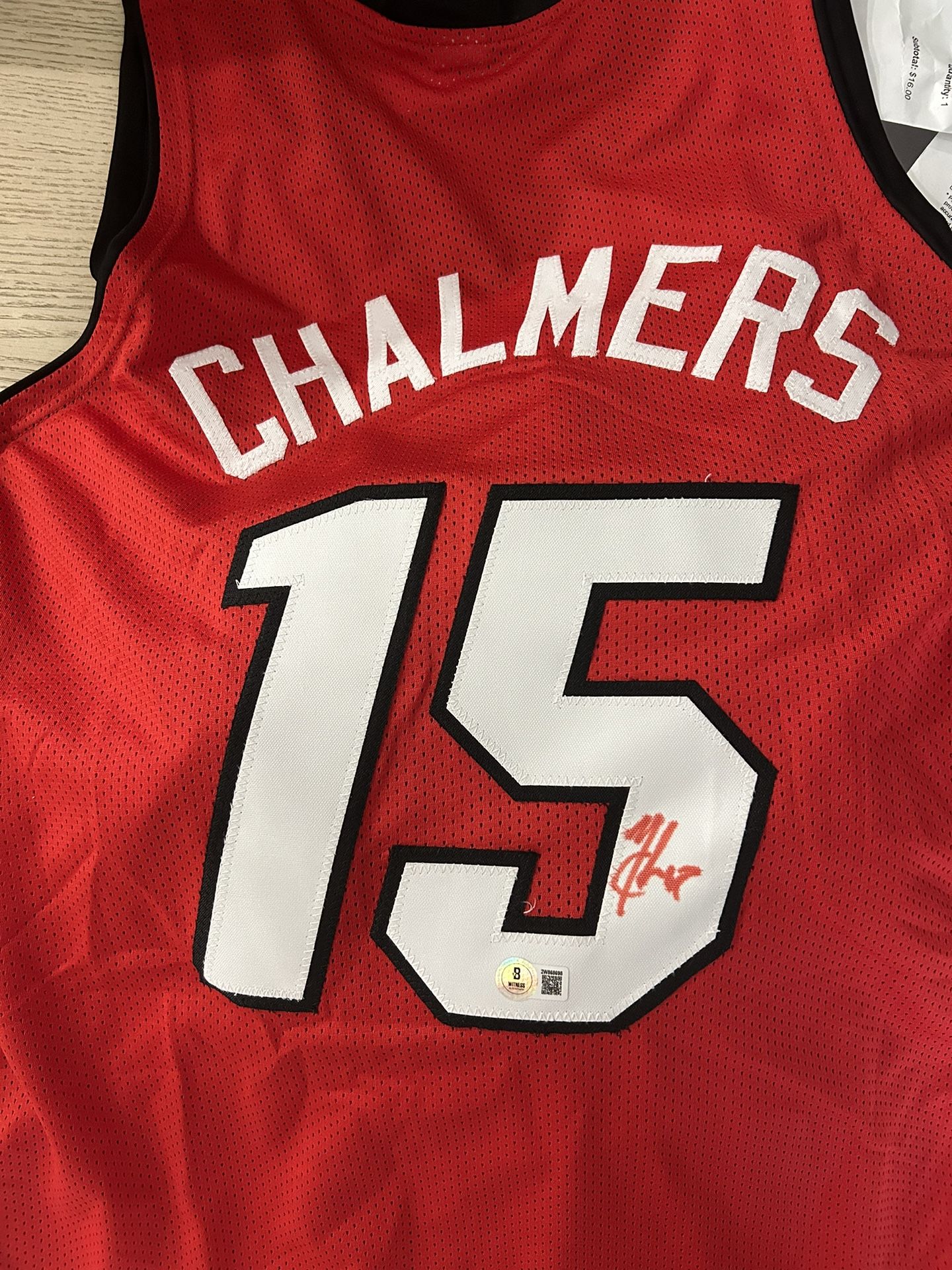 Mario Chalmers Signed Jersey