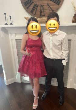 Homecoming Dress Fuschia/hot Pink