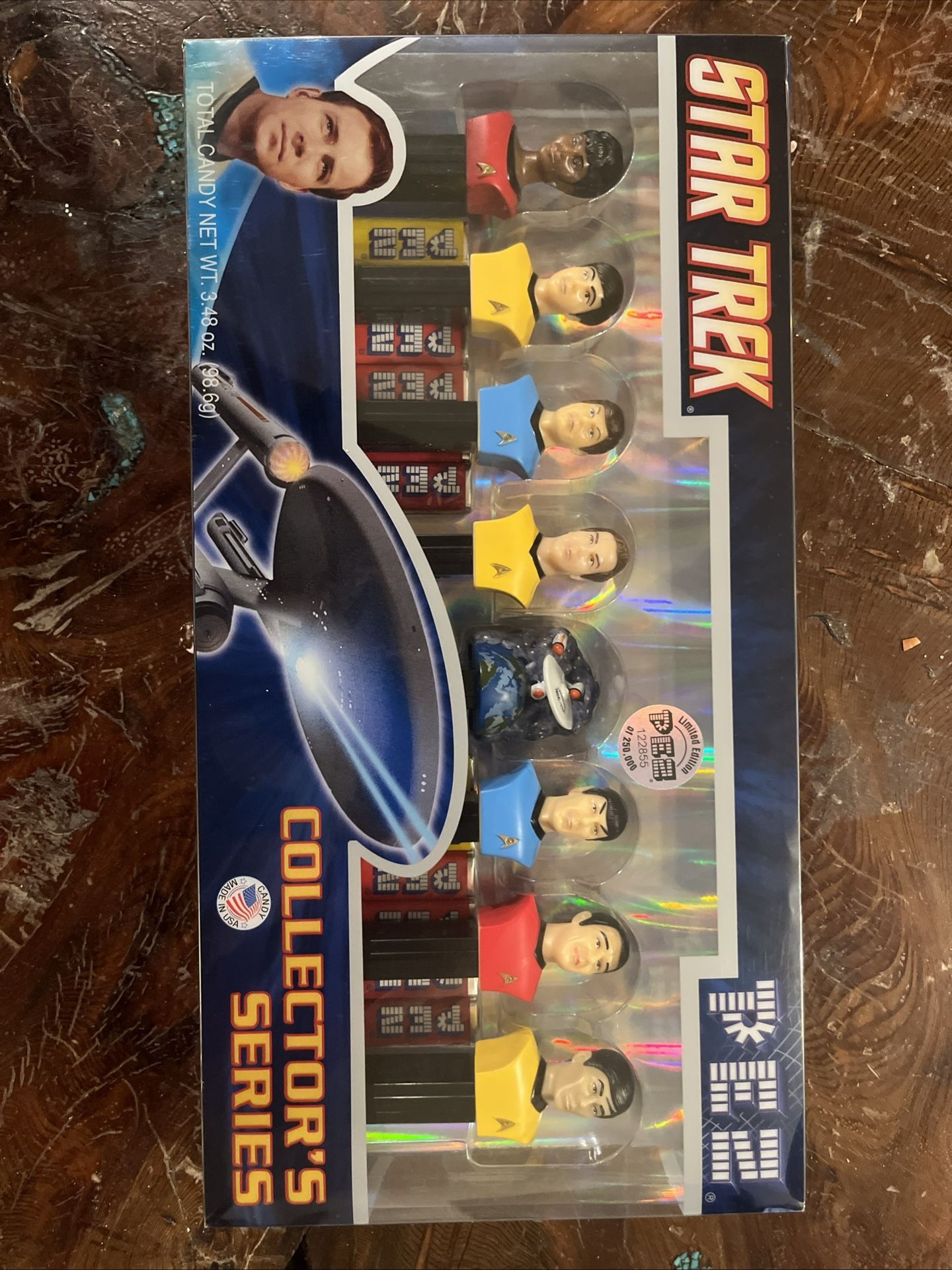 Limited Edition Star Trek Collectible PEZ Candy Dispenser Set