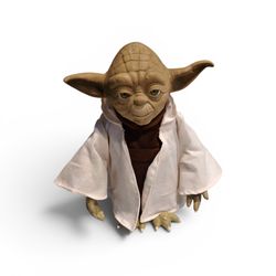 Star Wars Yoda Animatronic Talking Figure Hasbro Tested Works Sound 