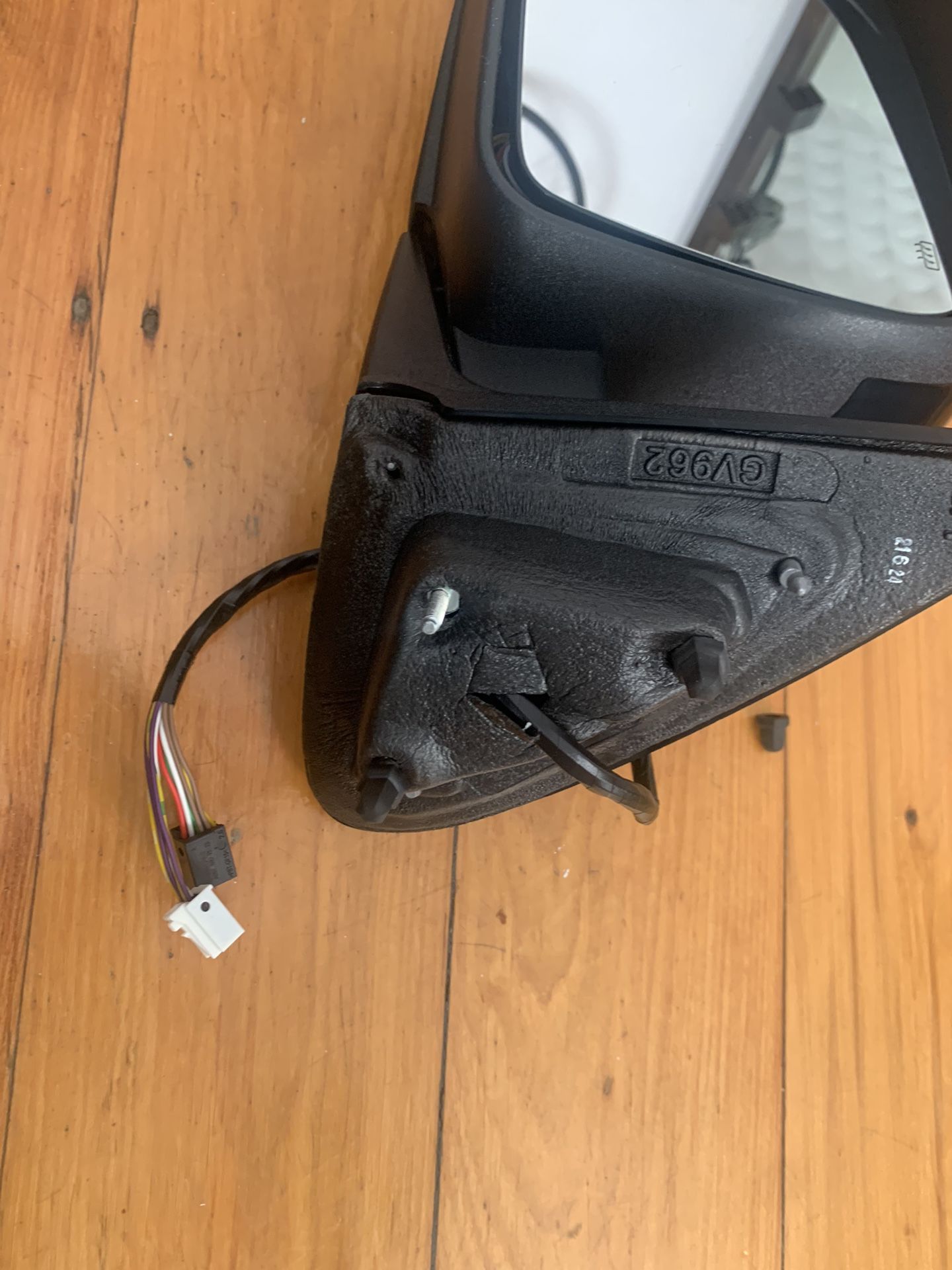 Jeep exterior rear view, side mirror