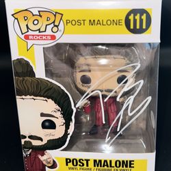 POST MALONE SIGNED FUNKO 111 PSA/DNA