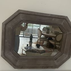 Wood Framed Mirror 