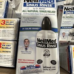 Free dozen of NeilMed sinus rinse