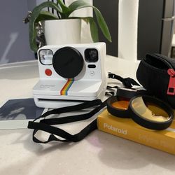 Polaroid Camera w Film, And Colored Lens