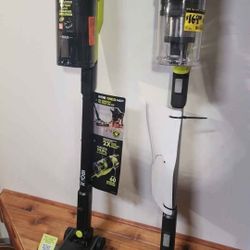 (2) Ryobi 18V Stick Vacuum floor models (Tools only)