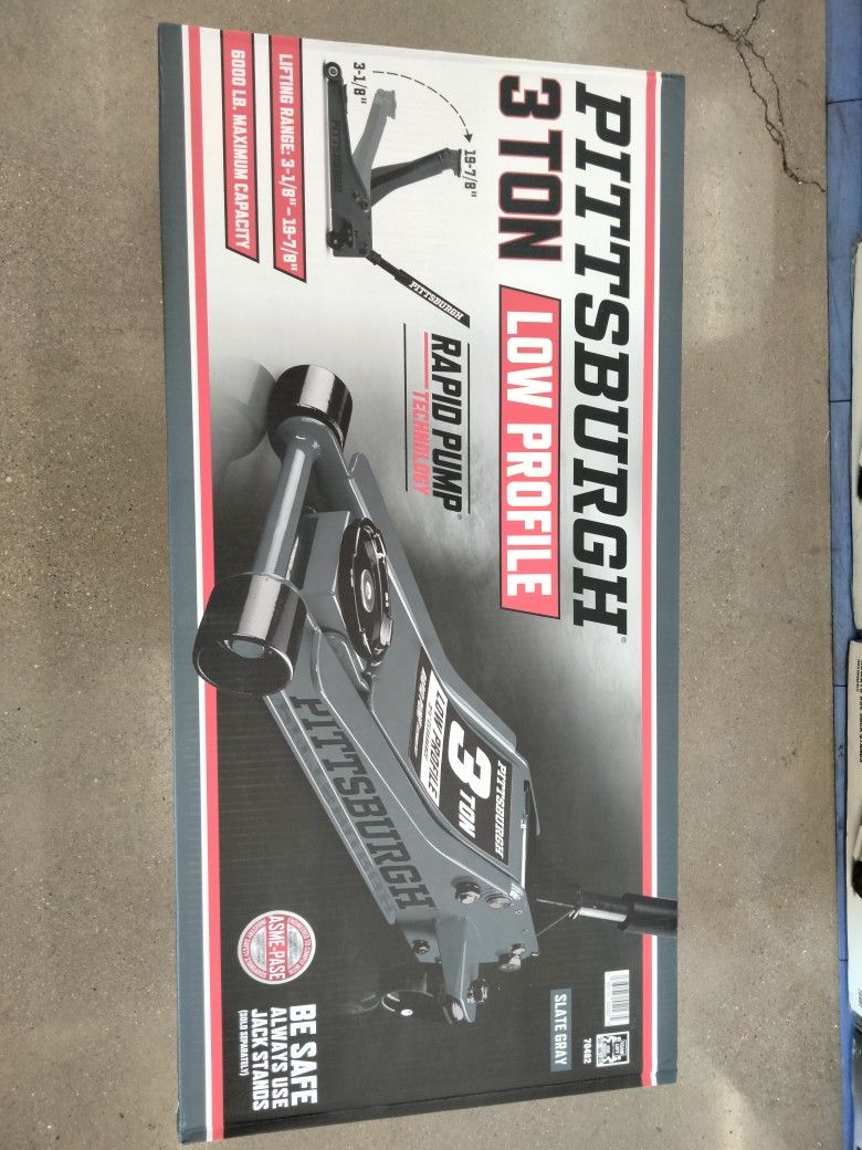 3 Ton Low Profile Floor Jack New