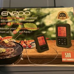 Enzoo Wireless Bbq And Meat Thermometer 