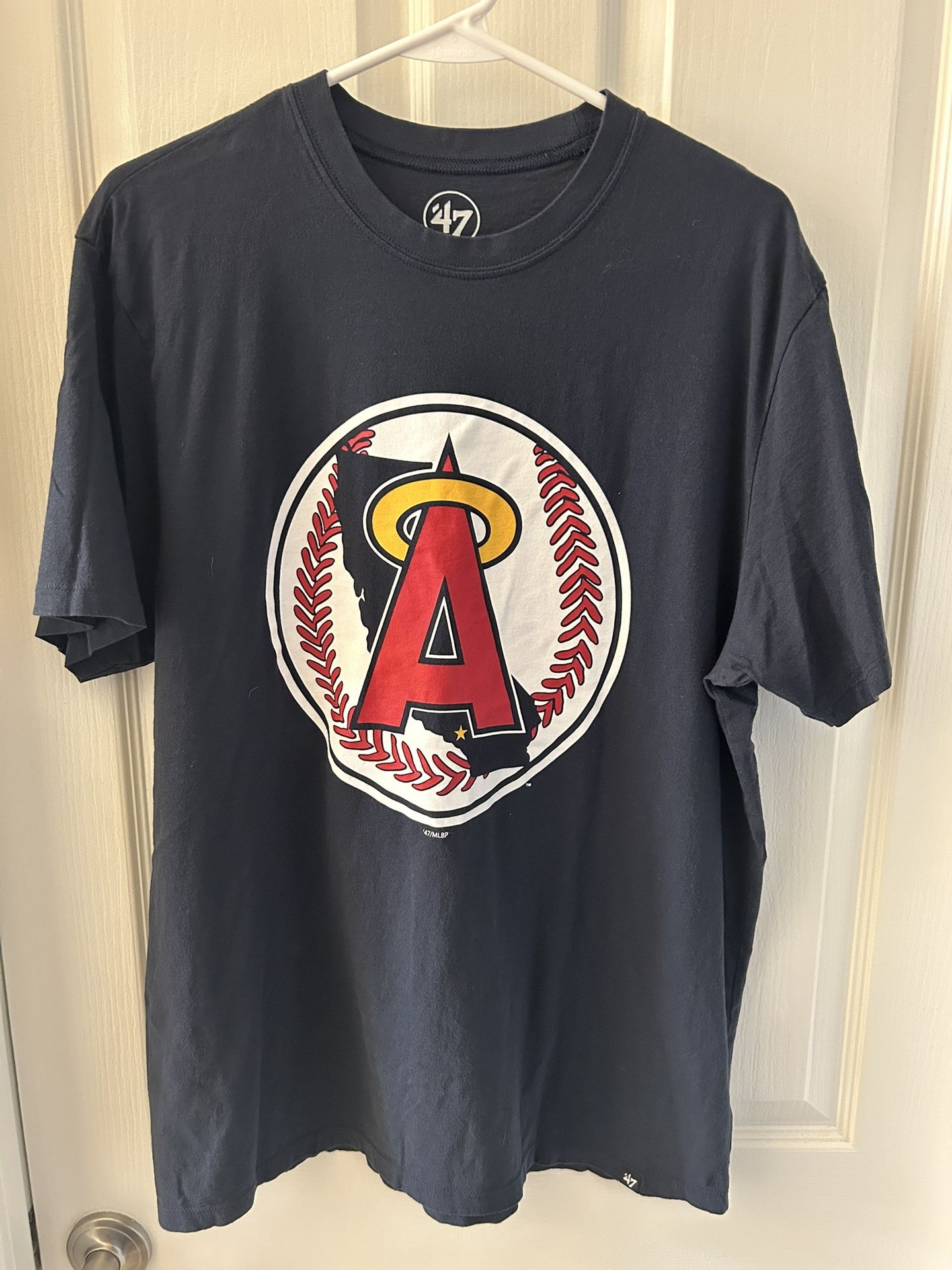 Los Angeles Angels Tee Shirts, Size Large