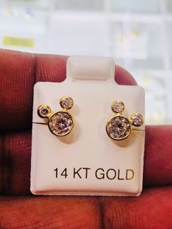 💯% Real 14k Gold Earrings 🔥🔥