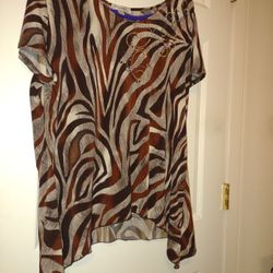 Ladies Shirt Dress Barn Size 3 X