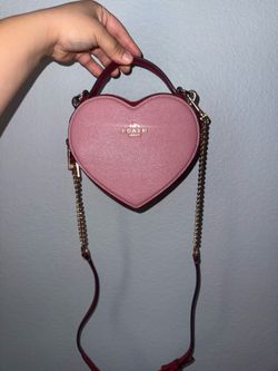 Coach heart purse