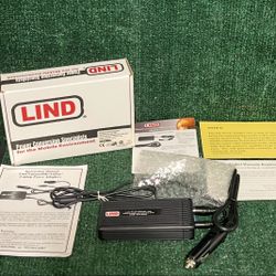 LIND DC POWER ADAPTER FOR DELL DE2035-1316 W/ CIG PLUG NEW OPEN BOX. FAST SHIP!