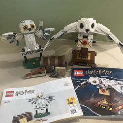 Pair Of LEGO Harry Potter Hedwig Sets 75979 And 76425