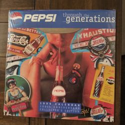 Pepsi Cola 1999 Through the Generations 100th Year Collectible Calendar.  Never opened.