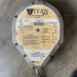 Miller Titan Self-Retracting Web Lanyard Safety Harness Construction 