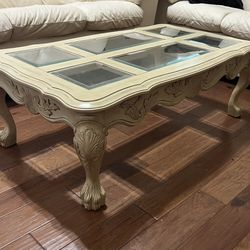 Coffee Table, End Tables, & Lamps - Set