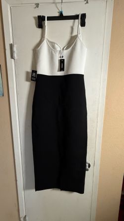 Guess Black & White Jumpsuit New With Tags