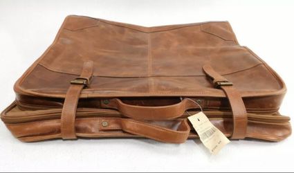 Wilsons Leather Brown Travel Garment Bag Thumbnail