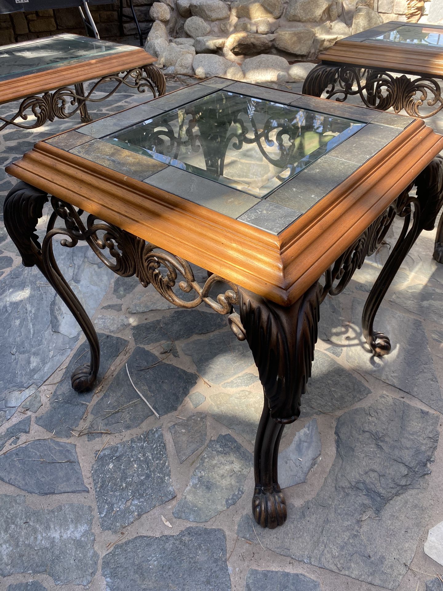 2 End Tables And Coffee Table Set