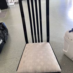 Glass Dining Table And Chair 