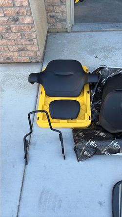 Harley seats and floorboards