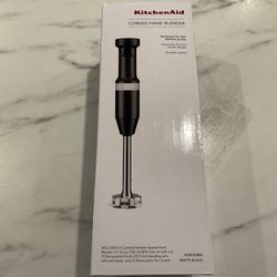 NEW KitchenAid Variable Speed Corded Hand Blender, KHBV53 Black