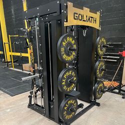 Smith Machine , Squat Rack , Bench Press , Leg Press , Pulley System Machine For Your Weights 
