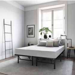 New 14 Inch Metal Platform Bed Frame Queen Size $85, King Size $90