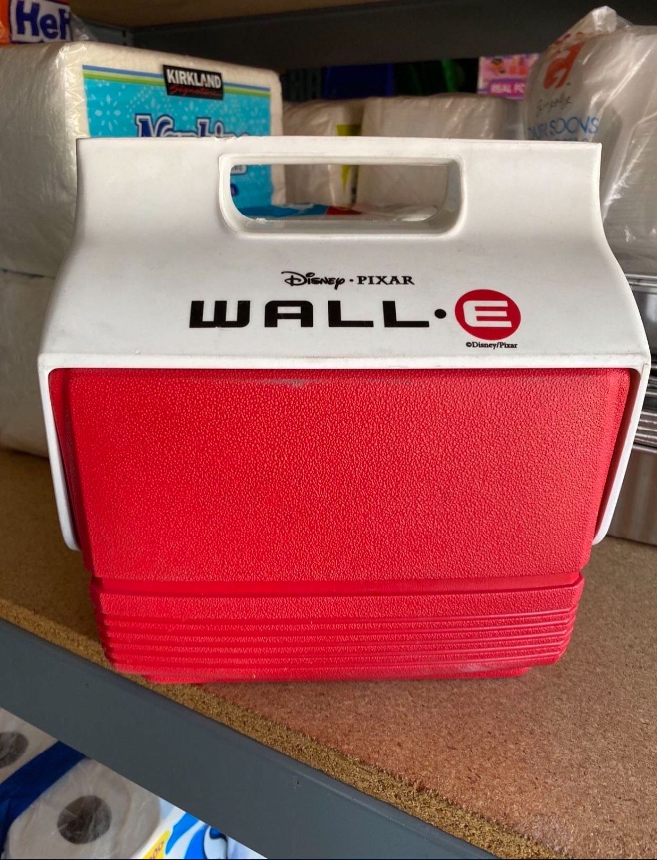 DISNEY WALL-E IGLOO COOLER LUNCH BOX PARTNERS WITH FEDERAL CREDIT UNION RARE EXCLUSIVE WALLE DISNEY COOLER