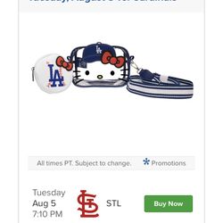 Dodger Hello Kitty Night August 5th