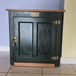 White Clad Farmhouse Kitchen Storage Cabinet