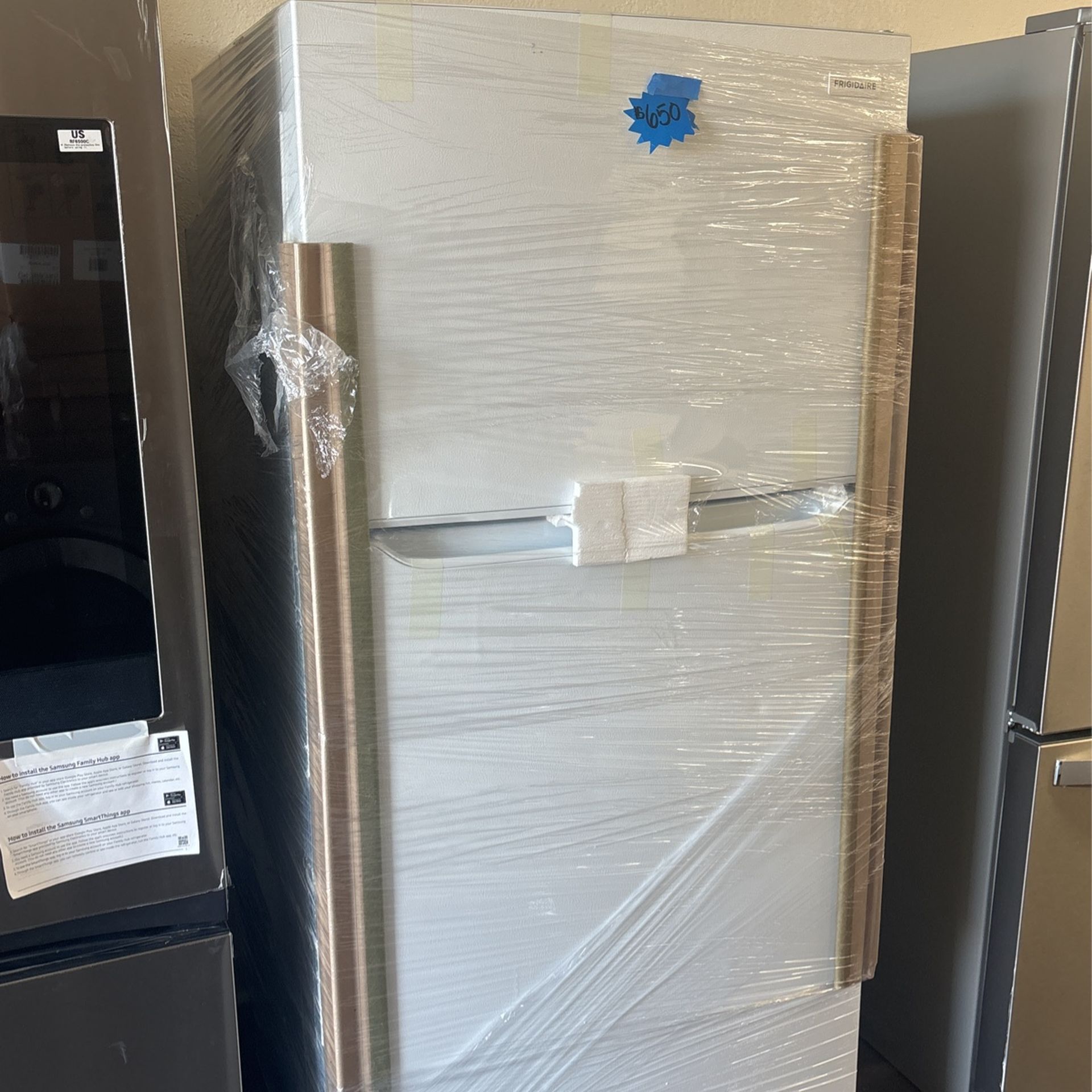 New White Apartment Size Refrigerator